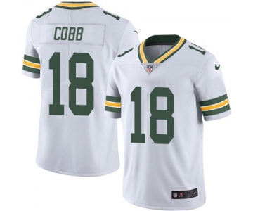 Nike Green Bay Packers #18 Randall Cobb White Men's Stitched NFL Vapor Untouchable Limited Jersey