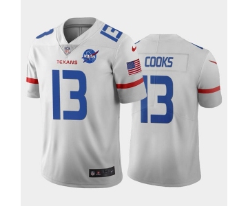 Men's Houston Texans #13 Brandin Cooks White Stitched Jersey