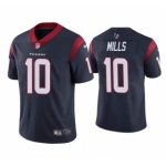 Men's Houston Texans #10 Davis Mills Navy Vapor Untouchable Limited Stitched Jersey