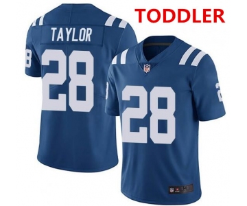 Toddler indianapolis colts #28 jonathan taylor blue stitched nike jersey