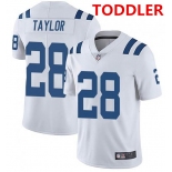 Toddler indianapolis colts #28 jonathan taylor white stitched nike jersey