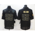 Men's Indianapolis Colts #56 Quenton Nelson Black 2020 Salute To Service Stitched NFL Nike Limited Jersey