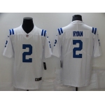 Men's Indianapolis Colts #2 Matt Ryan White Stitched Jersey