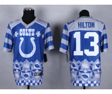 Nike Indianapolis Colts #13 T.Y. Hilton 2015 Noble Fashion Elite Jersey