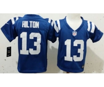 Nike Indianapolis Colts #13 T.Y. Hilton Blue Toddlers Jersey