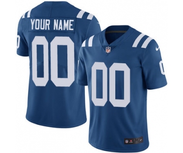 Men's Nike Indianapolis Colts Blue Customized Vapor Untouchable Player Limited Jersey