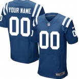 Men's Nike Indianapolis Colts Customized Blue Elite Jersey