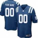 Men's Nike Indianapolis Colts Customized Blue Game Jersey