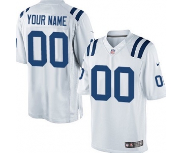 Men's Nike Indianapolis Colts Customized White Limited Jersey