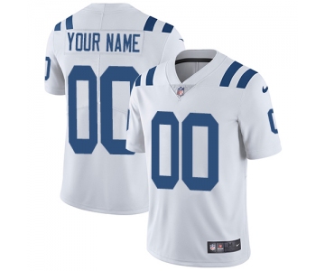 Men's Nike Indianapolis Colts White Customized Vapor Untouchable Player Limited Jersey