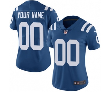 Women's Nike Indianapolis Colts Blue Customized Vapor Untouchable Player Limited Jersey