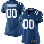 Women's Nike Indianapolis Colts Customized Blue Game Jersey