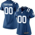 Women's Nike Indianapolis Colts Customized Blue Limited Jersey