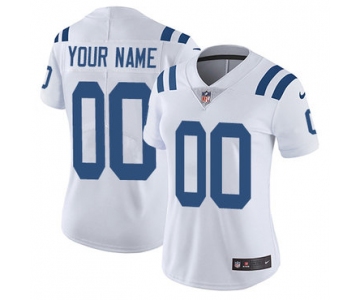 Women's Nike Indianapolis Colts White Customized Vapor Untouchable Player Limited Jersey