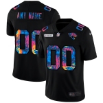 Jacksonville Jaguars Custom Men's Nike Multi-Color Black 2020 NFL Crucial Catch Vapor Untouchable Limited Jersey