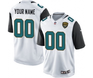 Kids' Nike Jacksonville Jaguars Customized 2013 White Limited Jersey