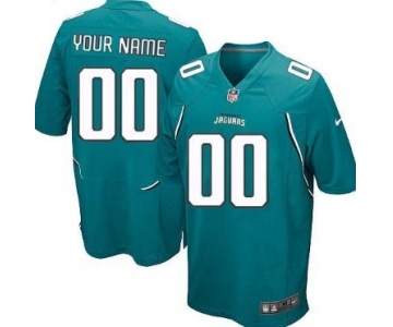 Kids' Nike Jacksonville Jaguars Customized Green Game Jersey