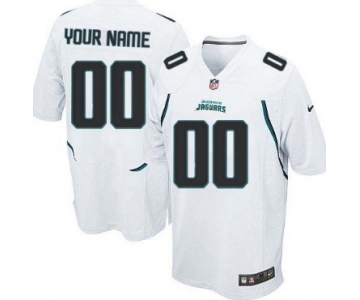 Kids' Nike Jacksonville Jaguars Customized White Game Jersey