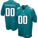 Men's Nike Jacksonville Jaguars Customized Green Game Jersey