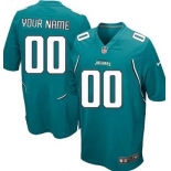 Men's Nike Jacksonville Jaguars Customized Green Game Jersey