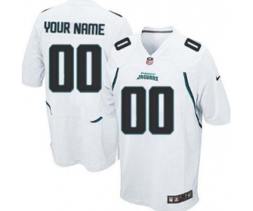 Men's Nike Jacksonville Jaguars Customized White Game Jersey