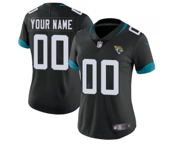 Women's Nike Jacksonville Jaguars Black Alternate Stitched Custom NFL Vapor Untouchable Limited Jersey