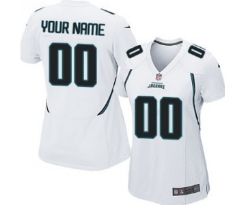 Women's Nike Jacksonville Jaguars Customized White Game Jersey