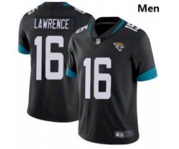 Men Jacksonville Jaguars #16 Trevor Lawrence Black 2021 Draft Jersey