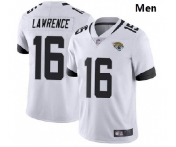 Men Jacksonville Jaguars #16 Trevor Lawrence White 2021 Draft Jersey