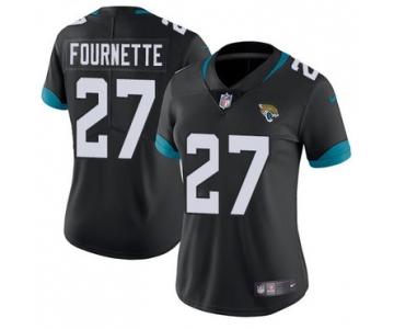 Nike Jacksonville Jaguars #27 Leonard Fournette Black Alternate Women's Stitched NFL Vapor Untouchable Limited Jersey