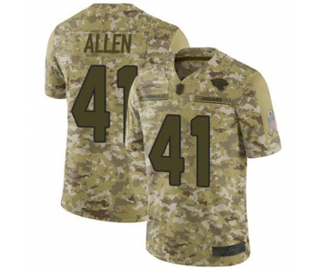 Jaguars #41 Josh Allen Camo Men's Stitched Football Limited 2018 Salute To Service Jersey