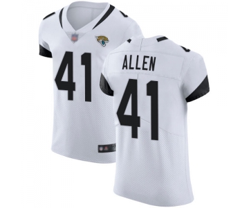 Jaguars #41 Josh Allen White Men's Stitched Football Vapor Untouchable Elite Jersey