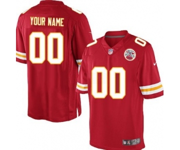 Men's Nike Kansas City Chiefs Customized Red Game Jersey