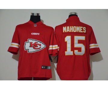Men's Kansas City Chiefs #15 Patrick Mahomes Red 2020 Big Logo Vapor Untouchable Stitched NFL Nike Fashion Limited Jersey