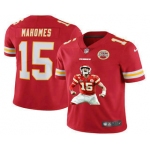 Men's Kansas City Chiefs #15 Patrick Mahomes Red Player Portrait Edition 2020 Vapor Untouchable Stitched NFL Nike Limited Jersey