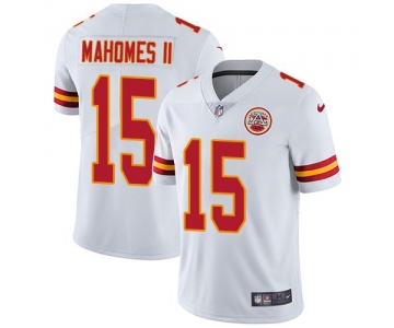 Nike Chiefs #15 Patrick Mahomes II White Men's Stitched NFL Vapor Untouchable Limited Jersey