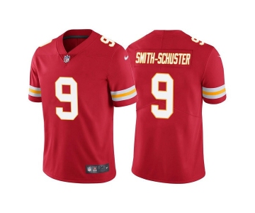 Men's Kansas City Chiefs #9 JuJu Smith-Schuster Red Vapor Untouchable Limited Stitched Football Jersey