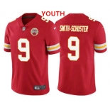 Youth Kansas City Chiefs #9 JuJu Smith-Schuster Red 2022 Vapor Untouchable Stitched NFL Nike Limited Jersey