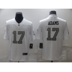 Men's Las Vegas Raiders #17 Davante Adams White Color Rush Limited Stitched Jersey