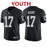 Youth Las Vegas Raiders #17 Davante Adams Black Vapor Limited Stitched Jersey