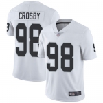 Oakland Raiders #98 Maxx Crosby Men's White Road Limited Vapor Untouchable Football Jersey