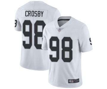 Youth Oakland Raiders #98 Maxx Crosby White Road Limited Vapor Untouchable Football Jersey