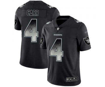 Nike Raiders #4 Derek Carr Black Men's Stitched NFL Vapor Untouchable Limited Smoke Fashion Jersey