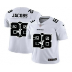 Men's Las Vegas Raiders #28 Josh Jacobs White 2020 Shadow Logo Vapor Untouchable Stitched NFL Nike Limited Jersey