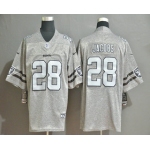 Men's Oakland Raiders #28 Josh Jacobs 2019 Gray Gridiron Vapor Untouchable Stitched NFL Nike Limited Jersey