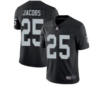 Raiders #25 Josh Jacobs Black Team Color Men's Stitched Football Vapor Untouchable Limited Jersey