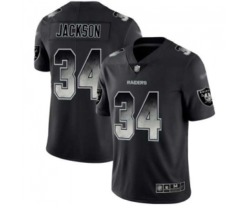 Nike Raiders #34 Bo Jackson Black Men's Stitched NFL Vapor Untouchable Limited Smoke Fashion Jersey