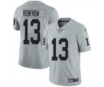 Men's Las Vegas Raiders #13 Hunter Renfrow Grey Vapor Untouchable Limited Stitched NFL Jersey