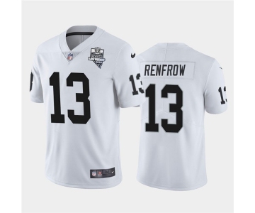 Nike Las Vegas Raiders 13 Hunter Renfrow White 2020 Inaugural Season Vapor Untouchable Limited Jersey