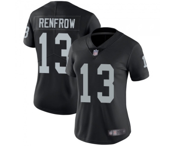 Raiders #13 Hunter Renfrow Black Team Color Women's Stitched Football Vapor Untouchable Limited Jersey